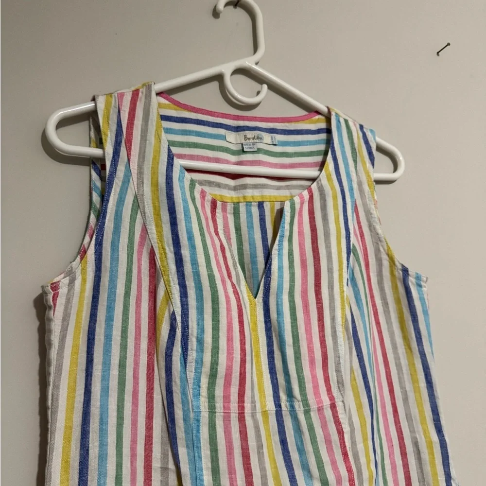 Boden Striped Midi Dress in Multicolor - Picture 5 of 8